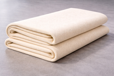 Folded ironer padding material