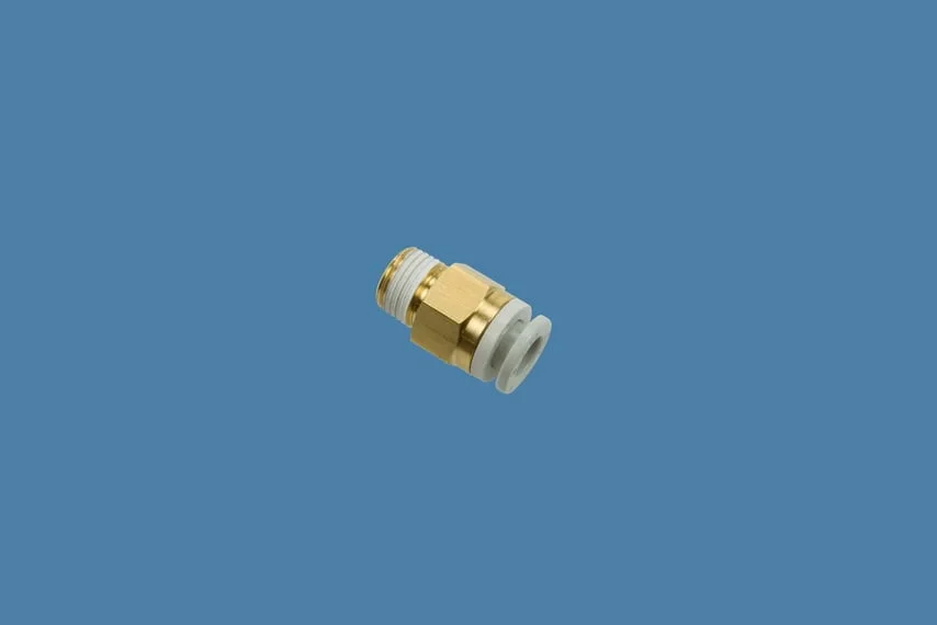 Thermopatch SPAQF-001 quick tubing straight fitting, 1/8 inch × 6 mm